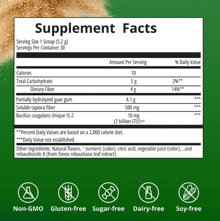 Metagenics UltraFlora® Fiber, Prebiotic & Probiotic