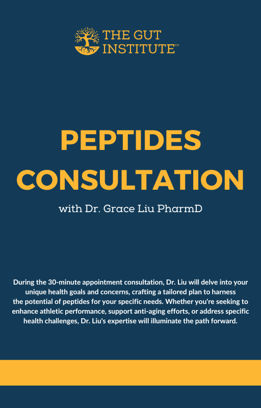 Consultation For Peptides with Dr. Grace Liu PharmD.