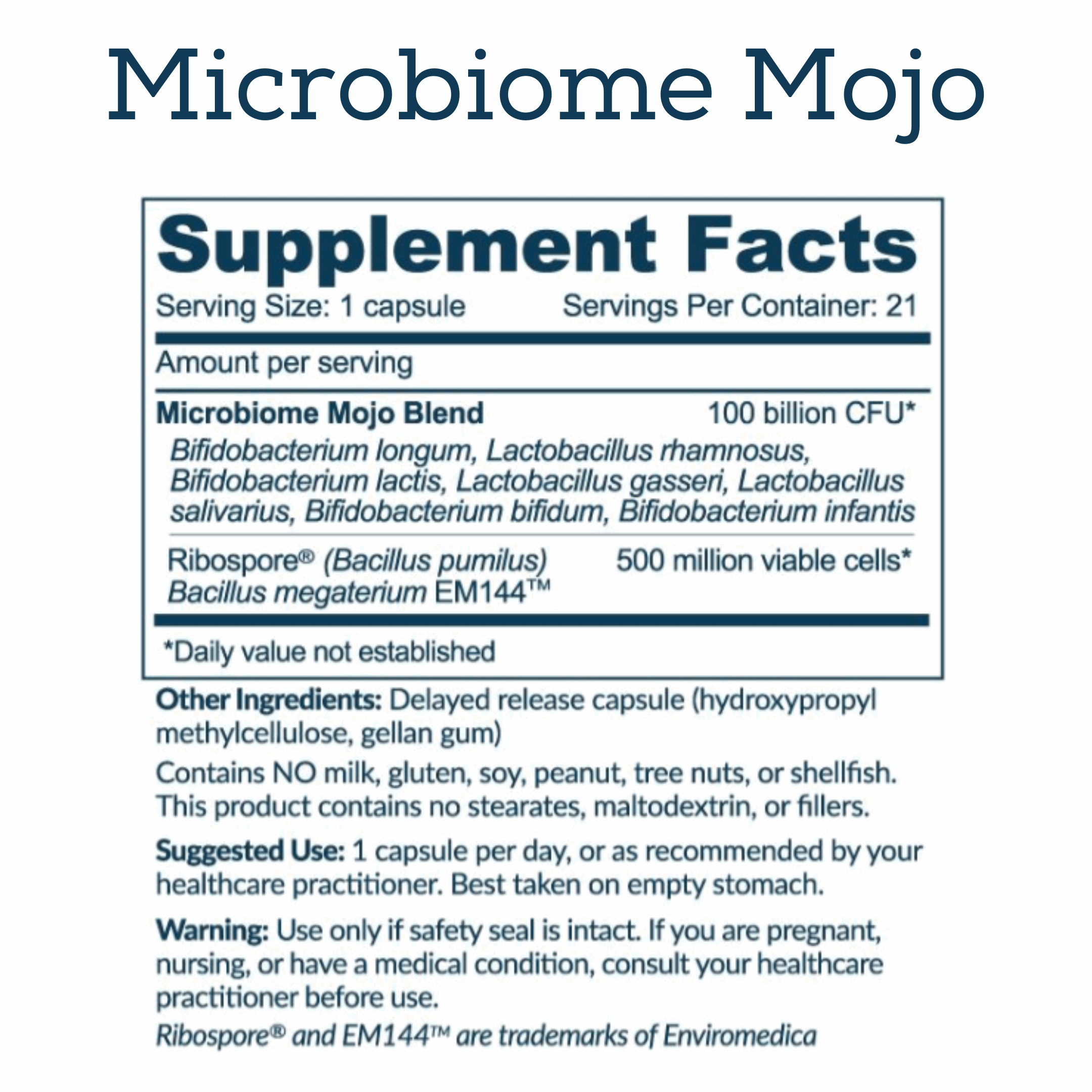 Wholesale Microbiome Mojo 6-12 Bottles