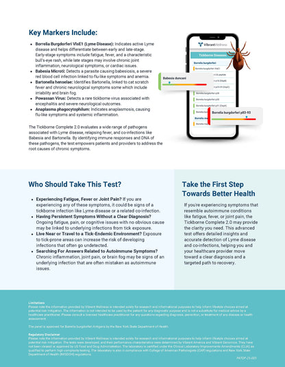Vibrant- Tickborne Complete 2.0 Panel