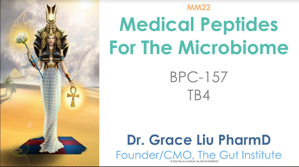 Medical Peptides for the Microbiome iApothecary at TheGutInstitute.com