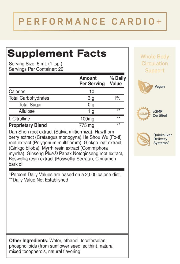 Performance Cardio+ iApothecary at TheGutInstitute.com